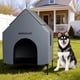 thumbnail image 1 of Dog House Nidouillet, exterior e interior, resistente a la intemperie para perros grandes, 1 of 7