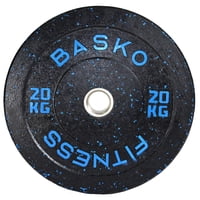 Basko Fitness - Bumper Plate Disco 20 Kg Pesas Unidad