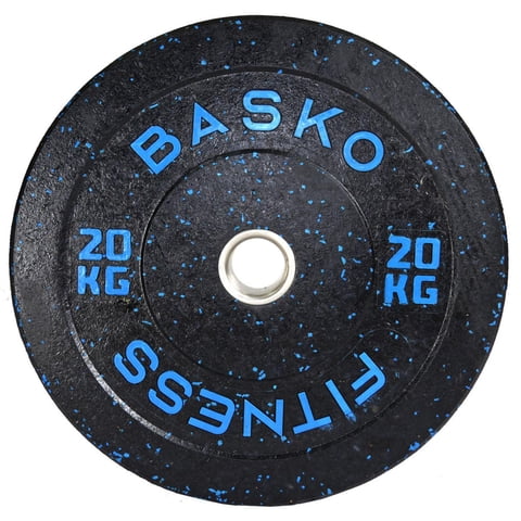 Basko Fitness - Bumper Plate Disco 20 Kg Pesas Unidad