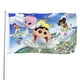 thumbnail image 1 of Shin-chan Bandera impresa con temática, regalo perfecto para fanáticos, amigos y familiares, y adecuada para actividades al aire libre e interiores, decoraciones de fiesta. 120*180CM, 1 of 6