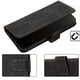 thumbnail image 2 of Funda tipo cartera para Oukitel C62 Pro con tarjetero, bolsillo para billetes, soporte, cierre magnético y correa para la muñeca, funda tipo folio con textura geométrica negro, 2 of 5