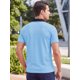 thumbnail image 3 of INSPIRE CHIC Camisa Polo de Hombre de Manga Corta con Bolsillo en el Pecho Camisas de Golf Casual XXL Azul, 3 of 5