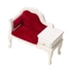 thumbnail image 1 of Mini Sofá Reclinable Con Mesa Auxiliar De Cajón Para Decoración De Casa De Muñecas 1/12, 1 of 5