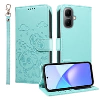 Funda Billetera Foxdock Compatible Con Infinix Smart 10 4G, Diseño Perrito Tierno, Ranuras Para Tarjetas Y Soporte Plegable