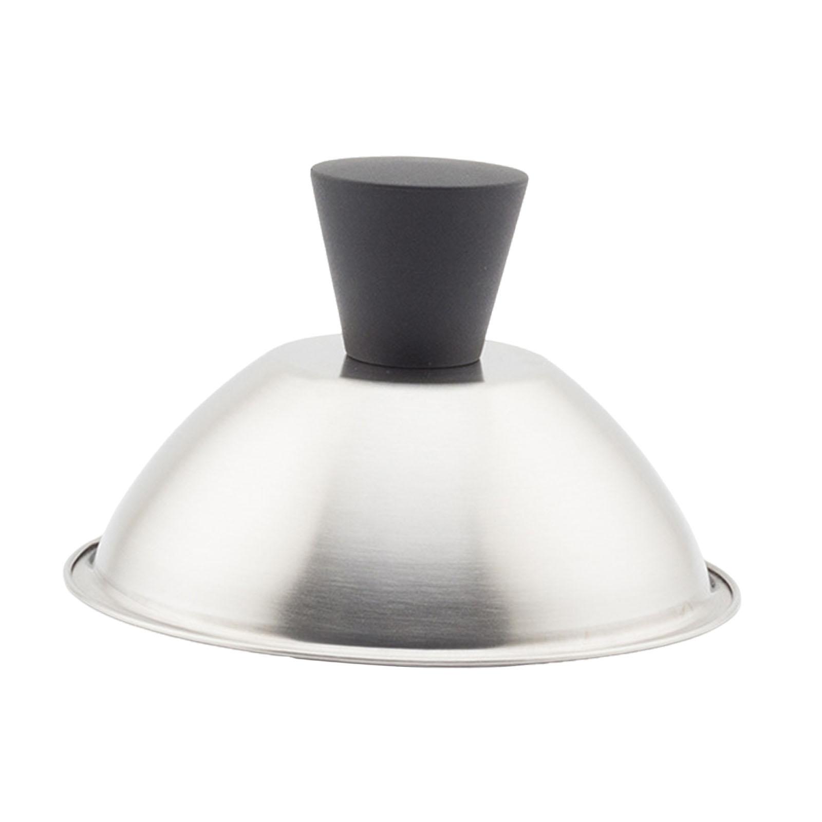 Magideal - Tapa De Cúpula Para Parrilla, Cúpula Fundente, Mango Universal Antiescaldaduras, Tapa Para Hamburguesas, Tapa Para Rociar Hamburguesas, Teppanyaki, Co 135 Cm