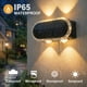 thumbnail image 5 of Luces solares para cerca Hiromeco, paquete de 8, LED impermeables IP65, 5 of 9