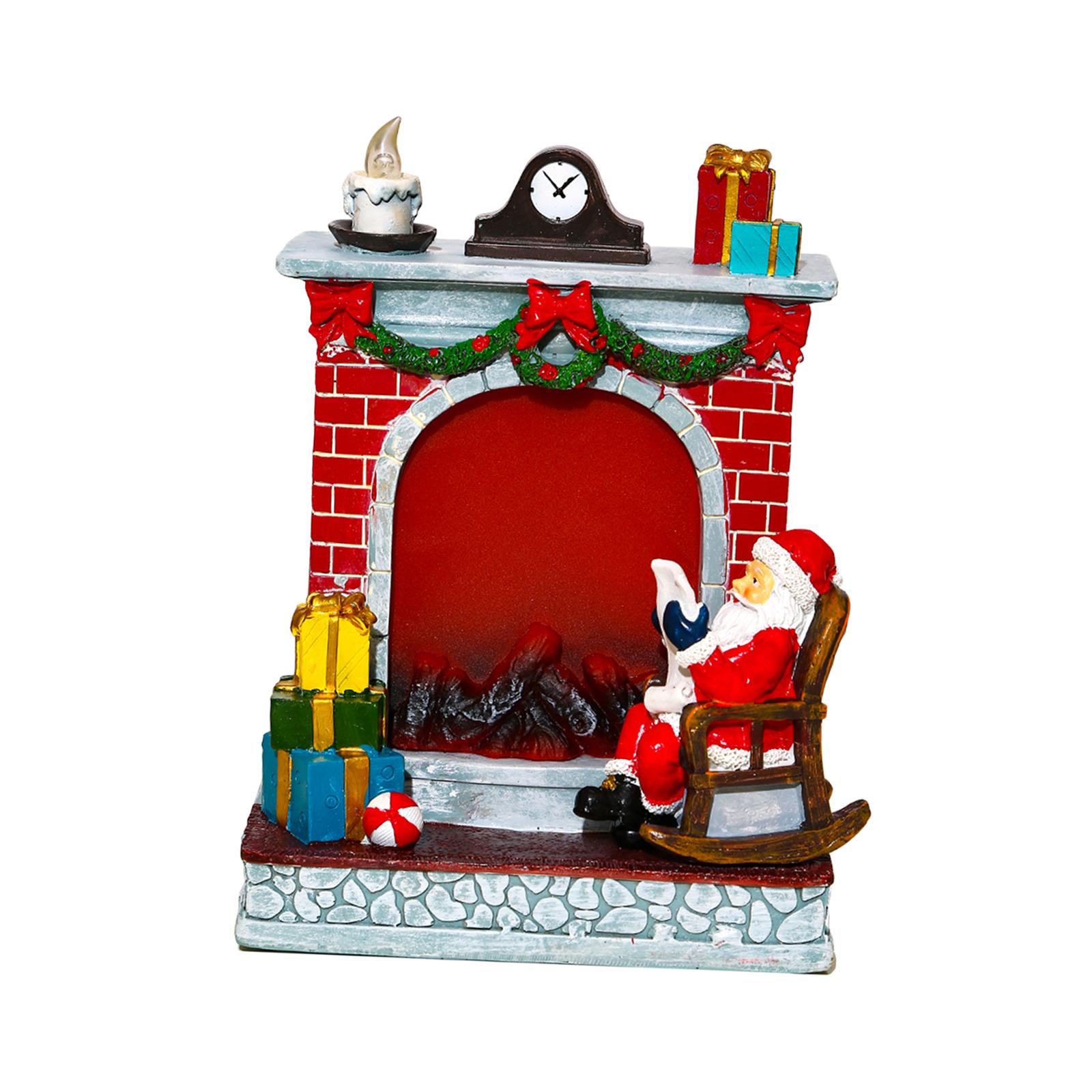 Bothyi - Escena Navideña Pequeña Decoración De Casa Iluminada, Bonita Para Decoración Del Hogar O Jardín