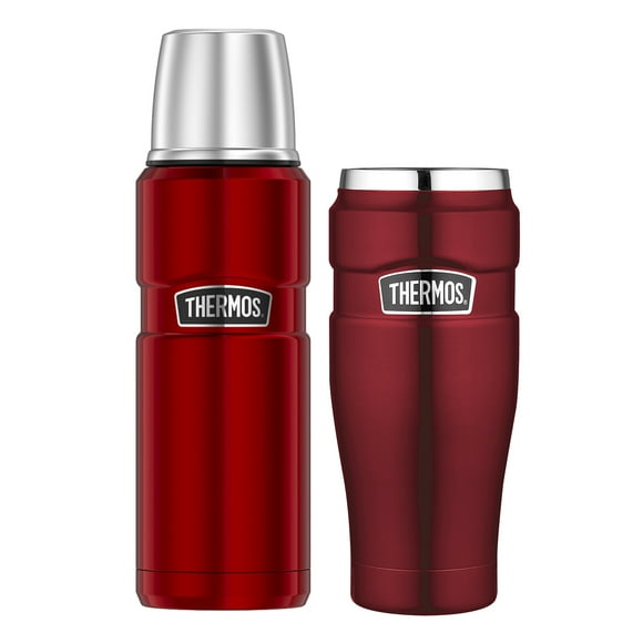 Pack Mug + Termo Liquido King Rojo