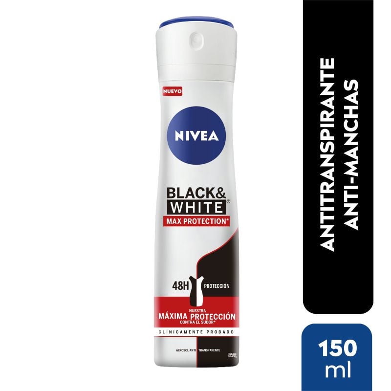 Desodorante Spray Black White 150 ml Nivea