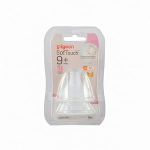 Pigeon - Tetina De Silicona De Repuesto Softouch Talla Ll, +9 Meses