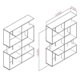 thumbnail image 3 of Estante Zigzag Oliva, 3 of 3