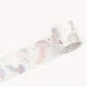 thumbnail image 1 of 1pc/pack Vintage Feathers Flowers Bird Masking Washi Tape Retro Ins Decorative Adhesive Material Sticker Label Scrapbooking 1.57inch*118.11inch, 1 of 5