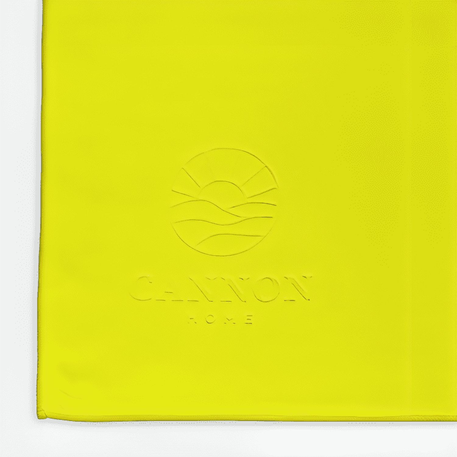 Toalla De Playa 380Gr. Flúor 80X160Cm. / Amarillo – Cannon