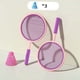 thumbnail image 5 of Juego De Raqueta De Bádminton, Raqueta De Tenis Para Ni?os Para Entrenamiento En El Patio Trasero, Violeta Para Ni?os, 5 of 5