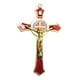 thumbnail image 5 of Crucifijo De Pared De Aleación De Zinc Cruz Jesús Estatua Estatuilla Decoración Para El Hogar Rojo, 5 of 5