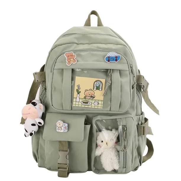 Backpack New Korean Style Student Bag Primary and Secondary School Bag Oxford Cloth Harajuku Style Backpack