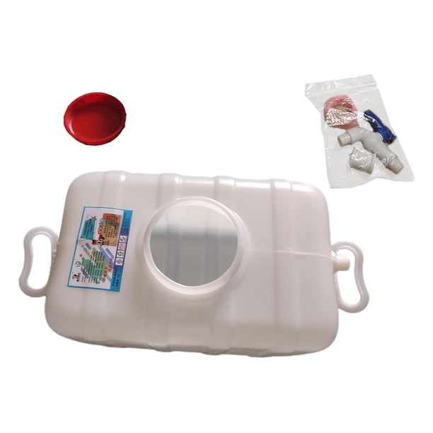 Contenedor de agua de HDPE, jarra de agua para campamento, almacenamiento de agua espesa con tapa, de de agua, de agua para , 15L