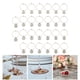 thumbnail image 5 of 26 Anillos De Abalorios Para Copas De Vino, Decoraciones Para Fiestas De Bodas De Navidad, Color Blanco, 5 of 6