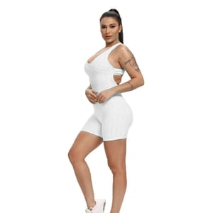 Likeshop - Enterito Sexy Deportivo Corto Mujer, Gym, Fitness Levanta Cola 636