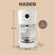 thumbnail image 4 of Cafetera HADEN programable para 12 tazas en marfil y cromo, 4 of 9