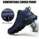 thumbnail image 2 of Botas de senderismo HUMTTO para hombre, todo terreno, impermeables, color azul, talla 13, 2 of 3