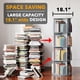 thumbnail image 2 of Estantería giratoria Tower SpaceAid de 4 niveles, gris Lazy Susan, 2 of 7