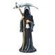 thumbnail image 2 of Grim Reaper Estatua Figura Resina Escultura Acento Ornamento Halloween Estatuilla, 2 of 3
