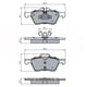 thumbnail image 1 of Pastillas Freno para auto MOTAQUIP LVXL1002, 1 of 2