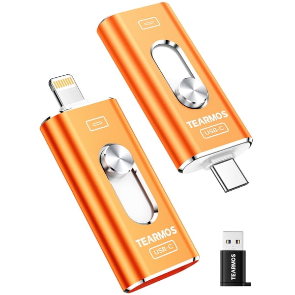 Memoria USB TEARMOS de 512 GB para iPhone, iPad, Android y PC
