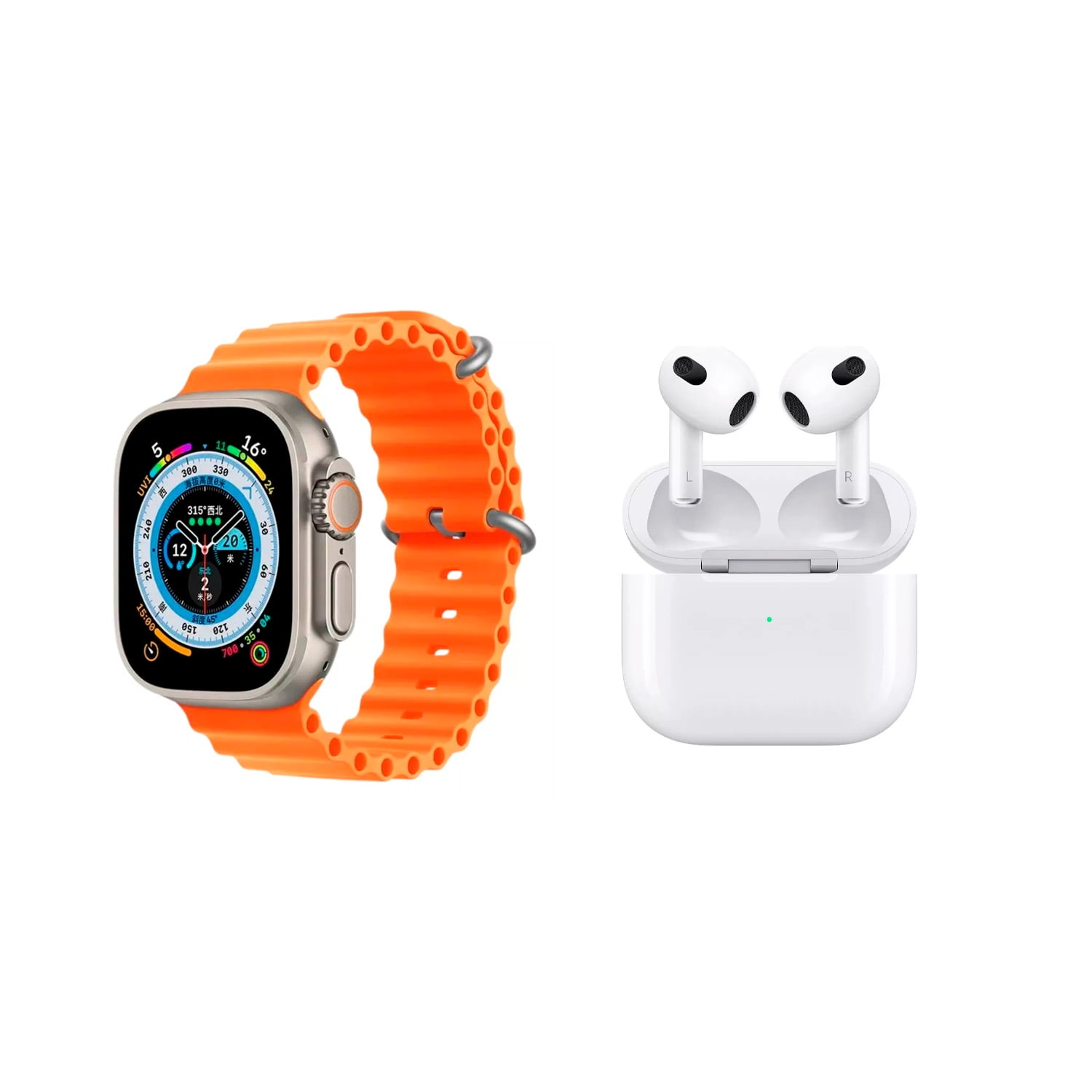 Smartwatch Olax 8 Ultra 49mm 2" + Audífonos Inalambricos