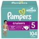 thumbnail image 1 of Pañales Pampers Cruisers Talla 5, 104 piezas, para bebés activos, 1 of 8