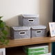 thumbnail image 3 of Caja Organizadora PRANDOM Plegable 3 Unidades 8.5 Quarts Gris, 3 of 3
