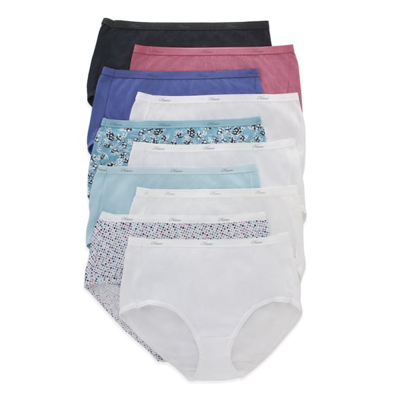 Calzoncillos de algodón para mujer, paquete de 10 unidades, Hanes Surted