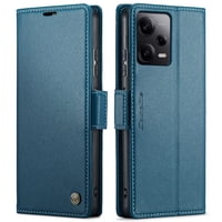 Caseme Tipo Cartera Xiaomi Poco X5 Pro 5G Con Cierre Magnético, Rfid, Tarjetero, Soporte, Carga Inalámbrica
