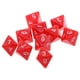 thumbnail image 4 of 10 Piezas 8 Lados Dados D8 Dados Poliédricos Para Juegos De Mesa De Fiesta Rojo, 4 of 4
