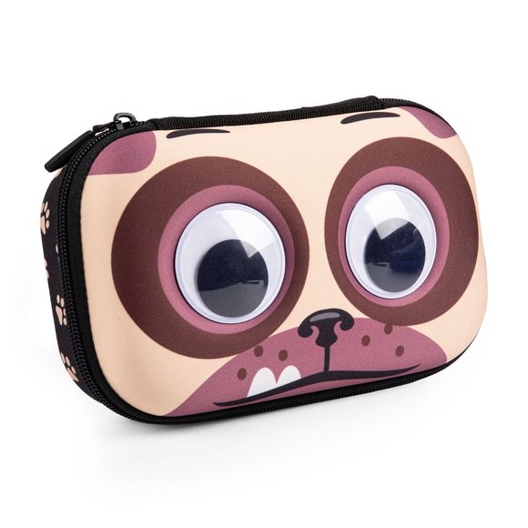 Estuchel Rígido Googly Eyed Pug