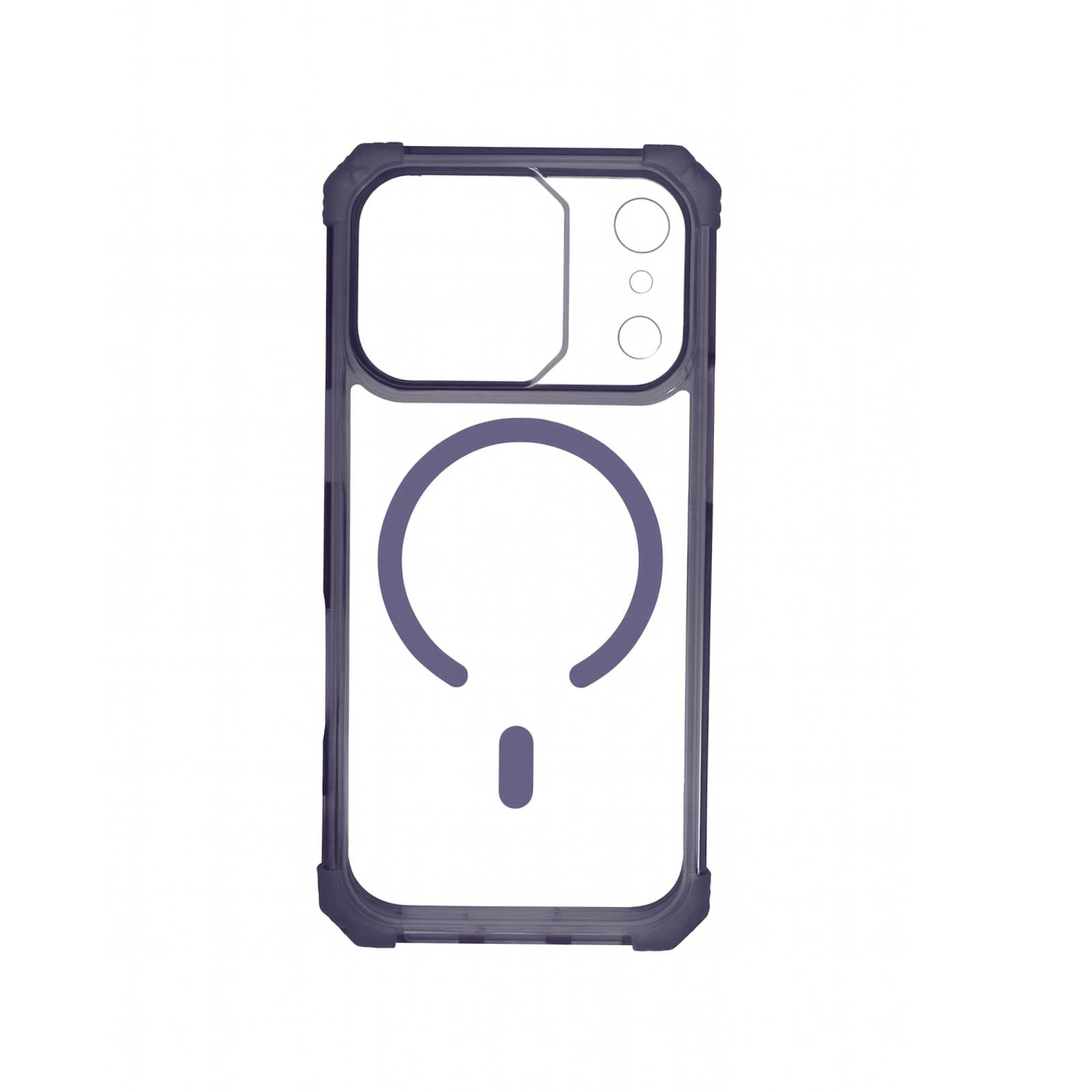 Joigo - Carcasa Antishock Clear Para Iphone 17 Pro Magsafe Lila