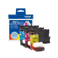 Cartuchos De Tinta Brother Lc501Xl3Pk Originales De Alto Rendimiento, Paquete De 3