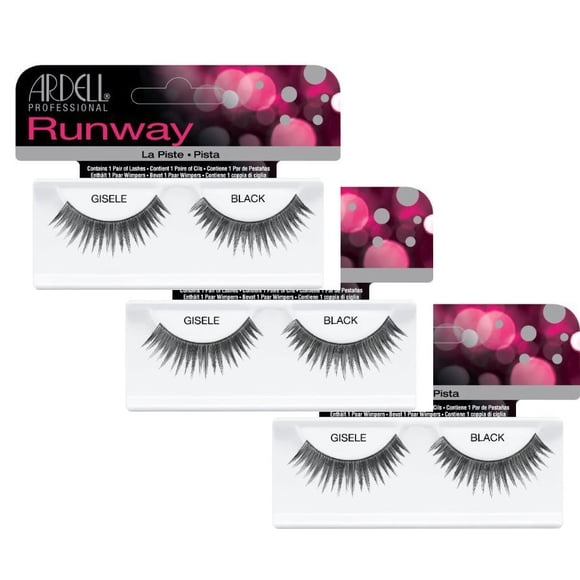 Pestañas postizas Ardell Professional Runway Gisele Black