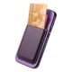 thumbnail image 5 of Funda de Cuero Magnética con Tarjetero para iPhone 14 Cubierta Delgada Morado, 5 of 5