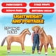 thumbnail image 4 of Caballo inflable marrón de 94 cm KiddieLoot, 4 of 7