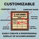 thumbnail image 5 of Placa Perpetua de Reconocimiento para Empleados Alpha Awards 30x32 cm, 5 of 7