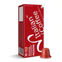 Italian Coffee For Espresso Lovers - Cápsulas De Café Italian Coffee Passione Para Nespresso Original