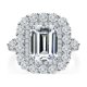 thumbnail image 2 of Anillos de Moissanita Blanca/amarilla de 3 Uds para Mujer Corte Esmeralda Color D Claridad VVS1 Anillos de Diamante de Plata Esterlina S925 para Mujer Alianzas de Boda de Moissanita con Certificado, 2 of 8