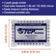 thumbnail image 2 of Medidor de espesor de película TCP Global 1-80 mil - Pack de 3, 2 of 4