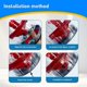 thumbnail image 5 of 2 Pzas Accesorios de Anillo de Sellado Fijo Superior para Contenedor de Polvo para Dy*son V11 V15 SV14 SV15 SV22 Sello de Aspiradora Anillo de Goma Pieza de Reparación, 5 of 10