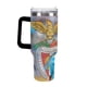 thumbnail image 3 of Rodri Vaso aislado de acero inoxidable con asa, diseño temático, regalo para familia, amigos y fans; incluye pajita y encaja en el portavasos estándar, 40 oz, 3 of 6