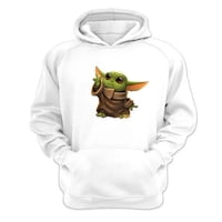 Genérico - Polerón Canguro Yoda Bebe Sw Blanco Talla Xl Unisex