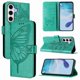 thumbnail image 5 of Funda Cartera Mariposa Para Samsung Galaxy S24 Fe Con Soporte Y Ranuras Para Tarjetas Verde, 5 of 5
