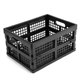 thumbnail image 2 of Caja de Almacenamiento Plegable Eslite 16 L Pack de 4 Negro, 2 of 7